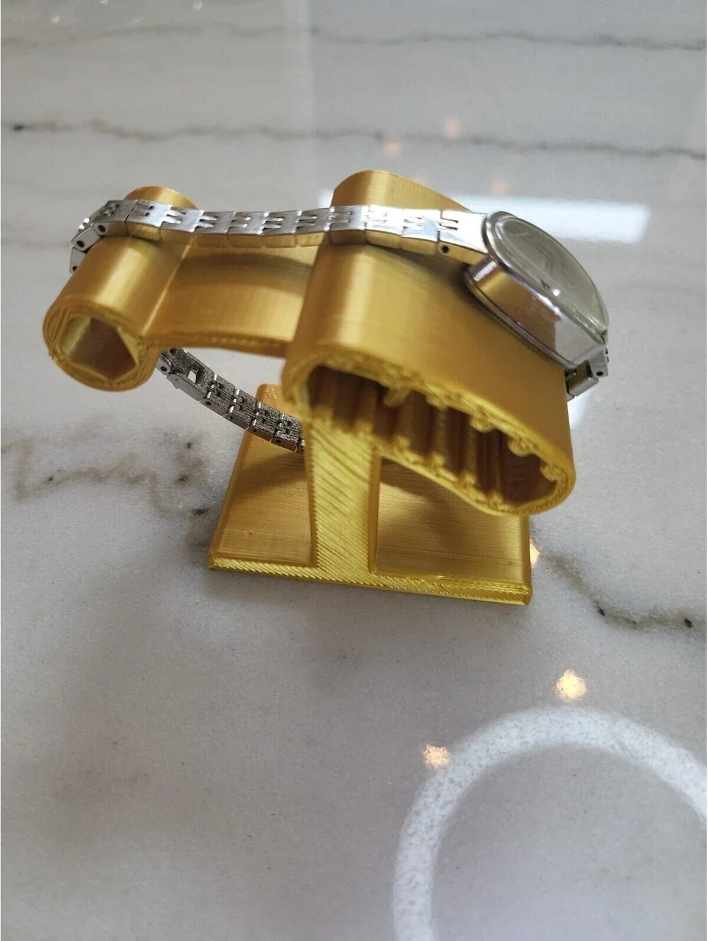 Vtg Womens Timex Watch Windup Silvertone Working Ready To Wear 7.5